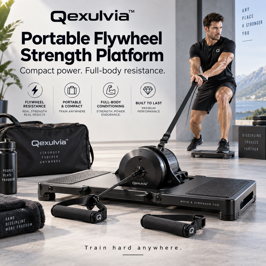 Qexulvia™ Portable Flywheel Strength Platform