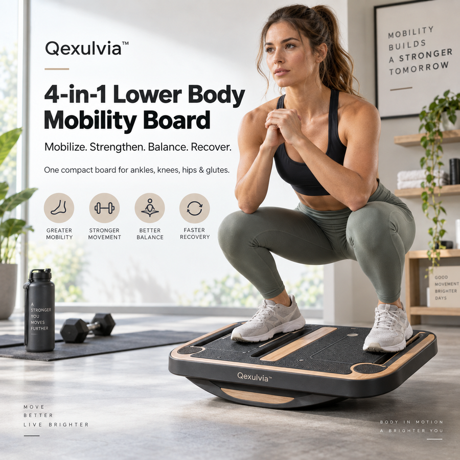 Qexulvia™ 4-in-1 Lower Body Mobility Board