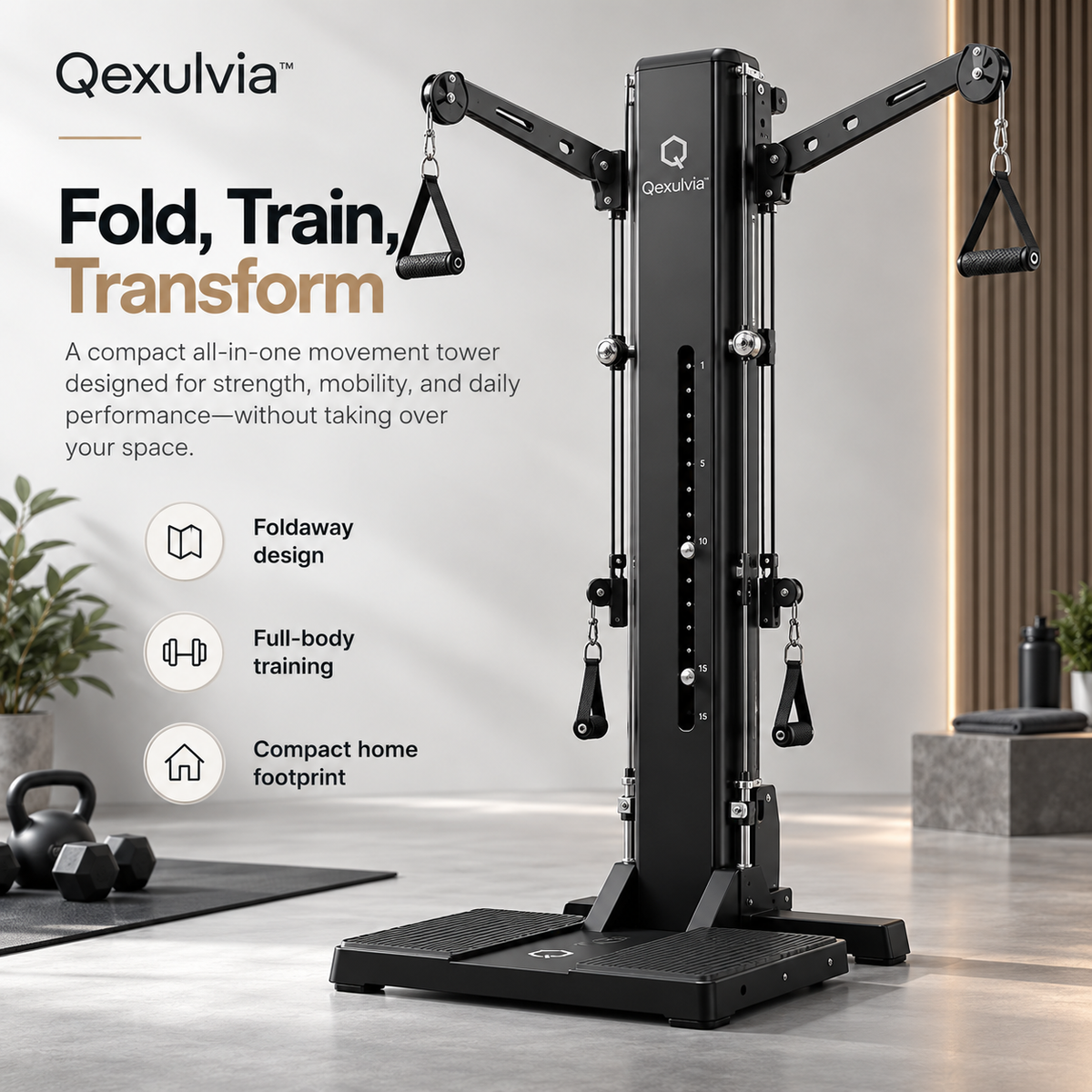 Qexulvia™ Foldaway Movement Tower