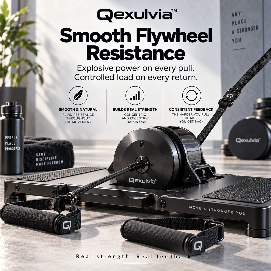 Qexulvia™ Portable Flywheel Strength Platform