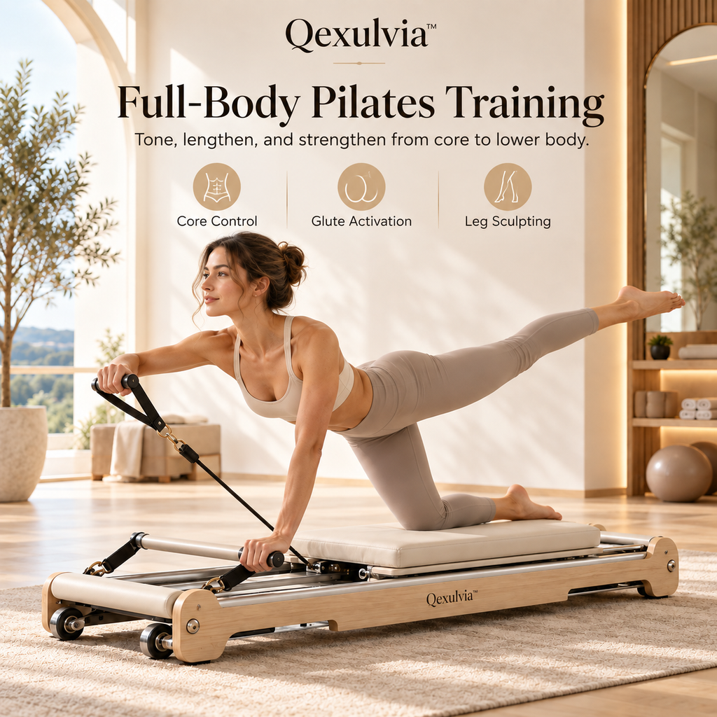 Qexulvia™ Luxury Rolling Pilates Platform