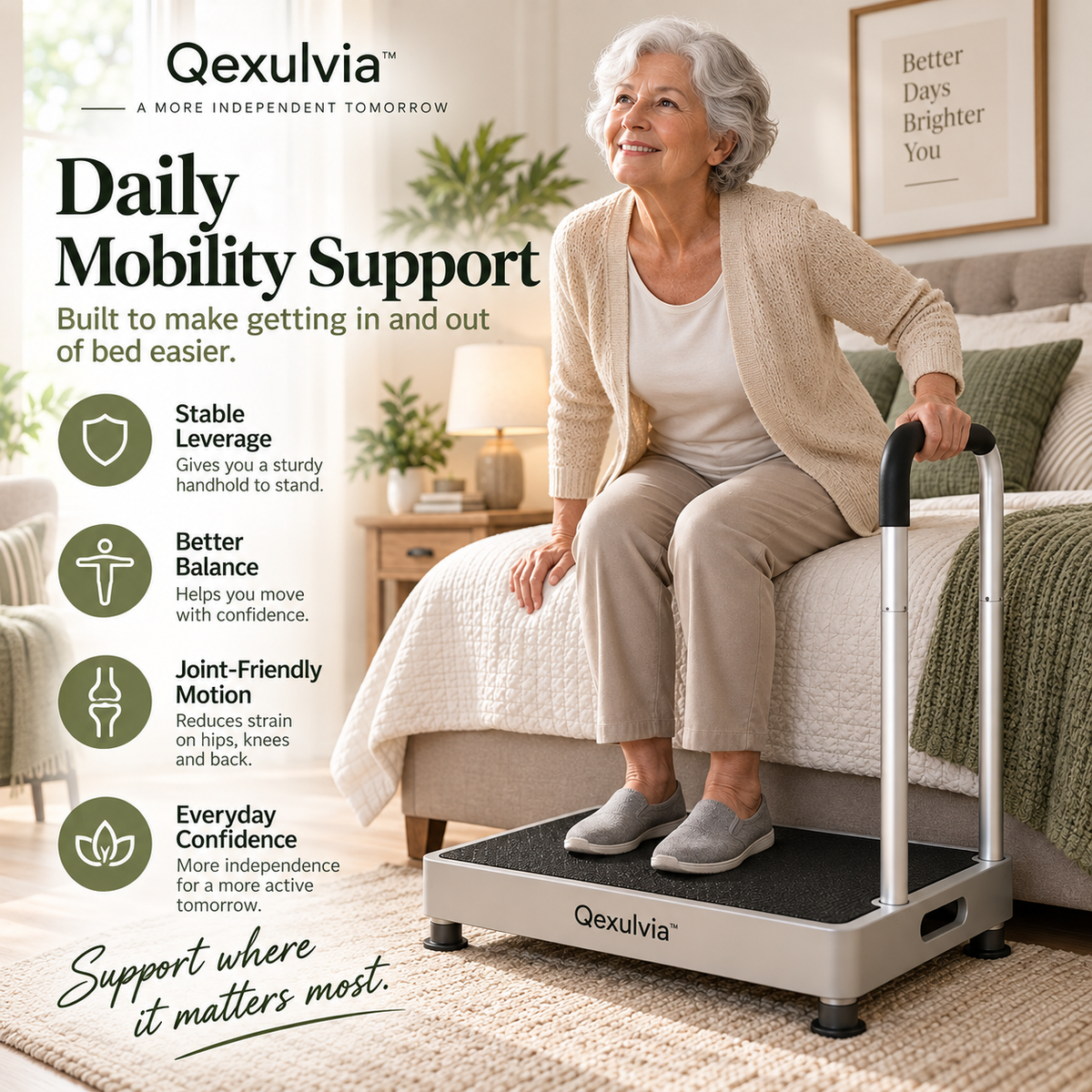 Qexulvia™ Bedside Mobility Platform
