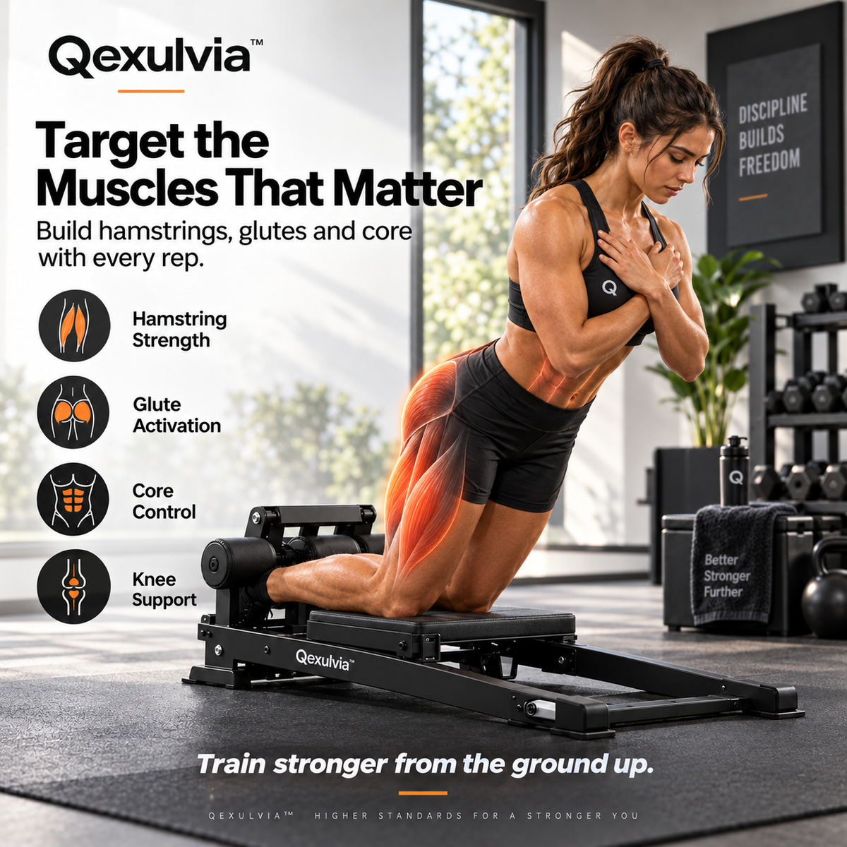 Qexulvia™ Fold-Flat Nordic Trainer