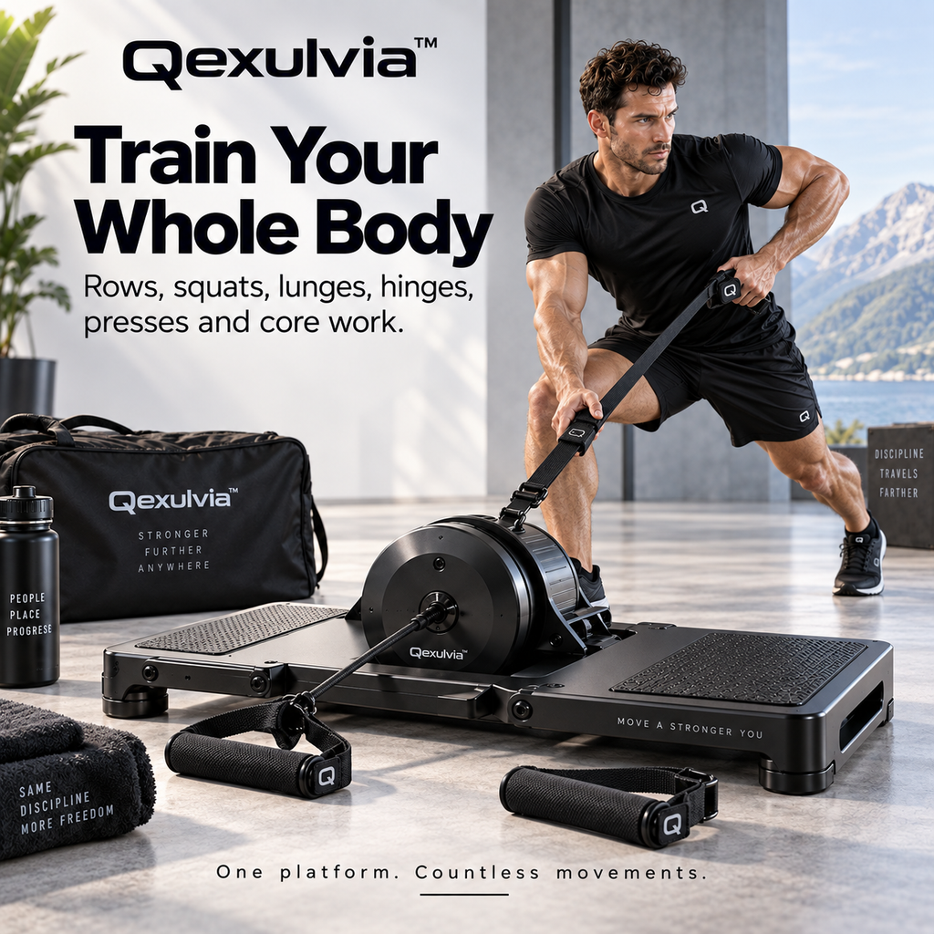 Qexulvia™ Portable Flywheel Strength Platform