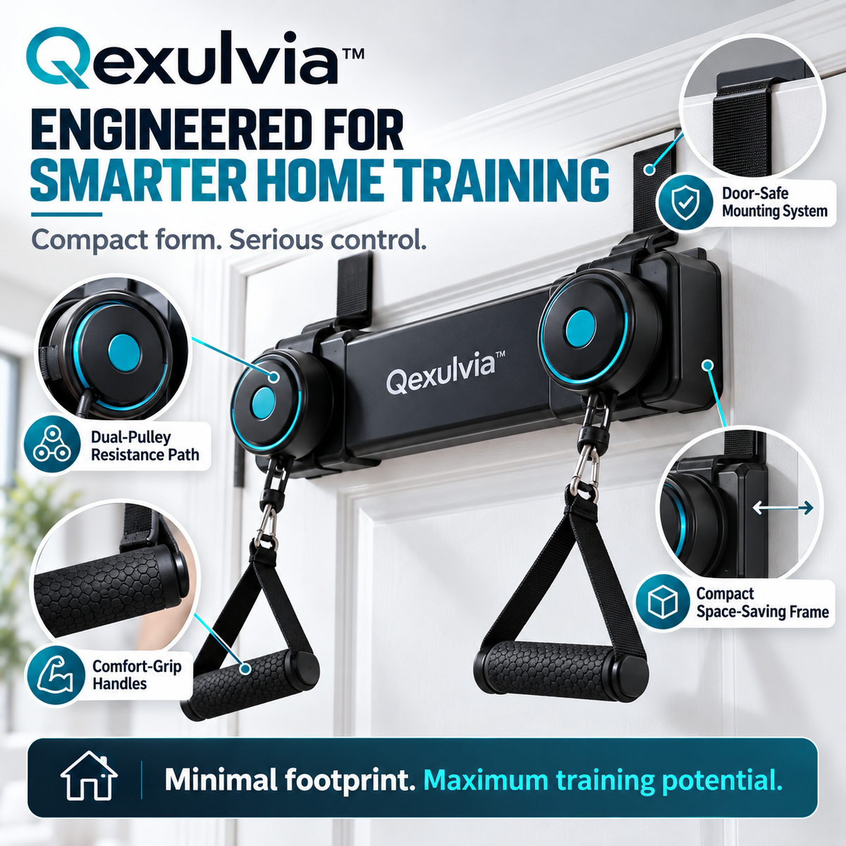 Qexulvia™ Door-Mounted Eccentric Trainer