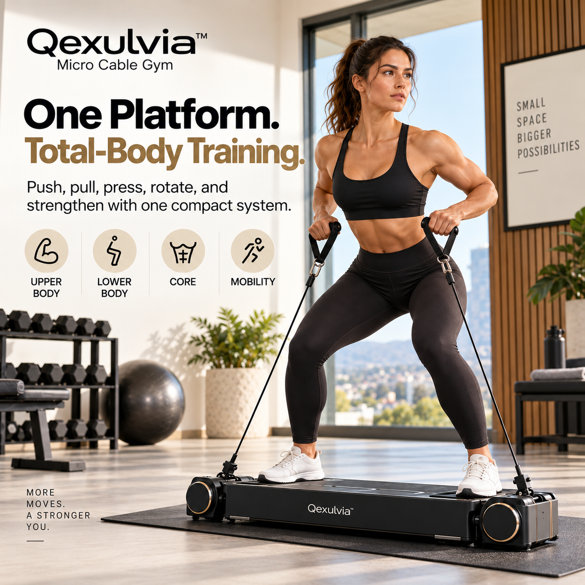 Qexulvia™ Micro Cable Gym
