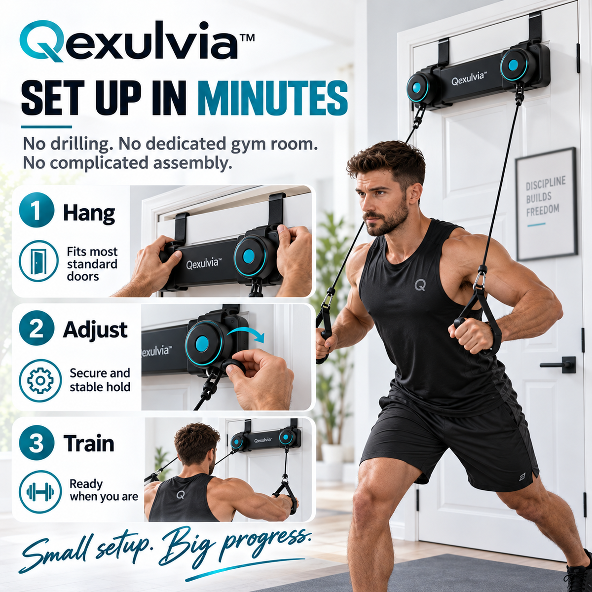 Qexulvia™ Door-Mounted Eccentric Trainer