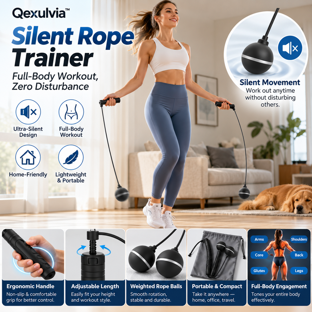 Qexulvia™ Silent Rope Trainer