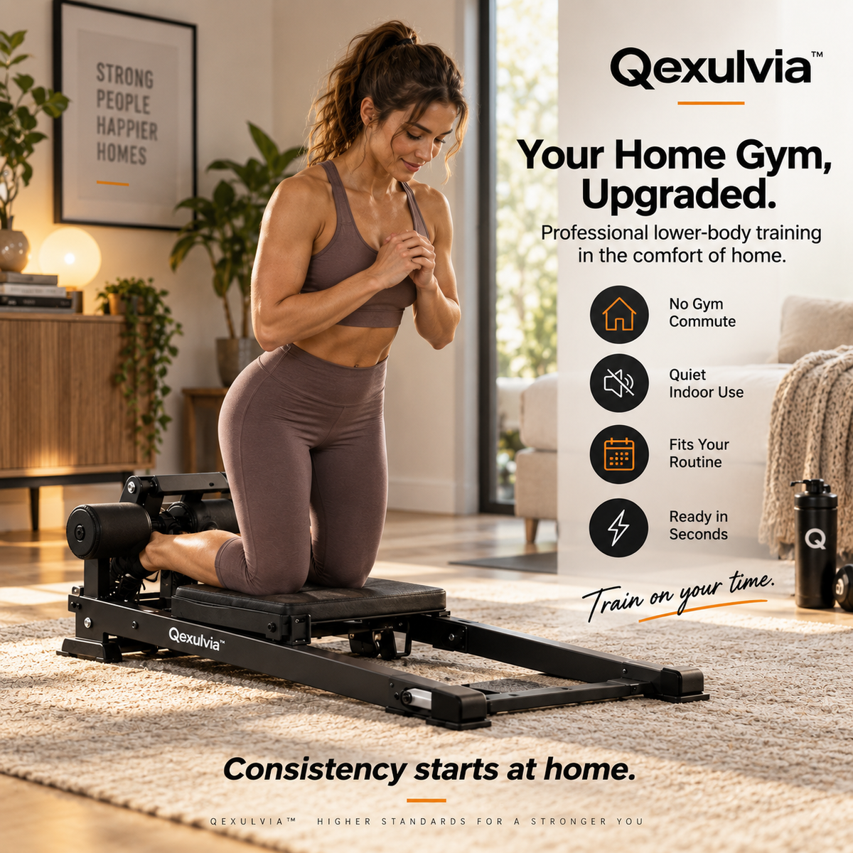 Qexulvia™ Fold-Flat Nordic Trainer
