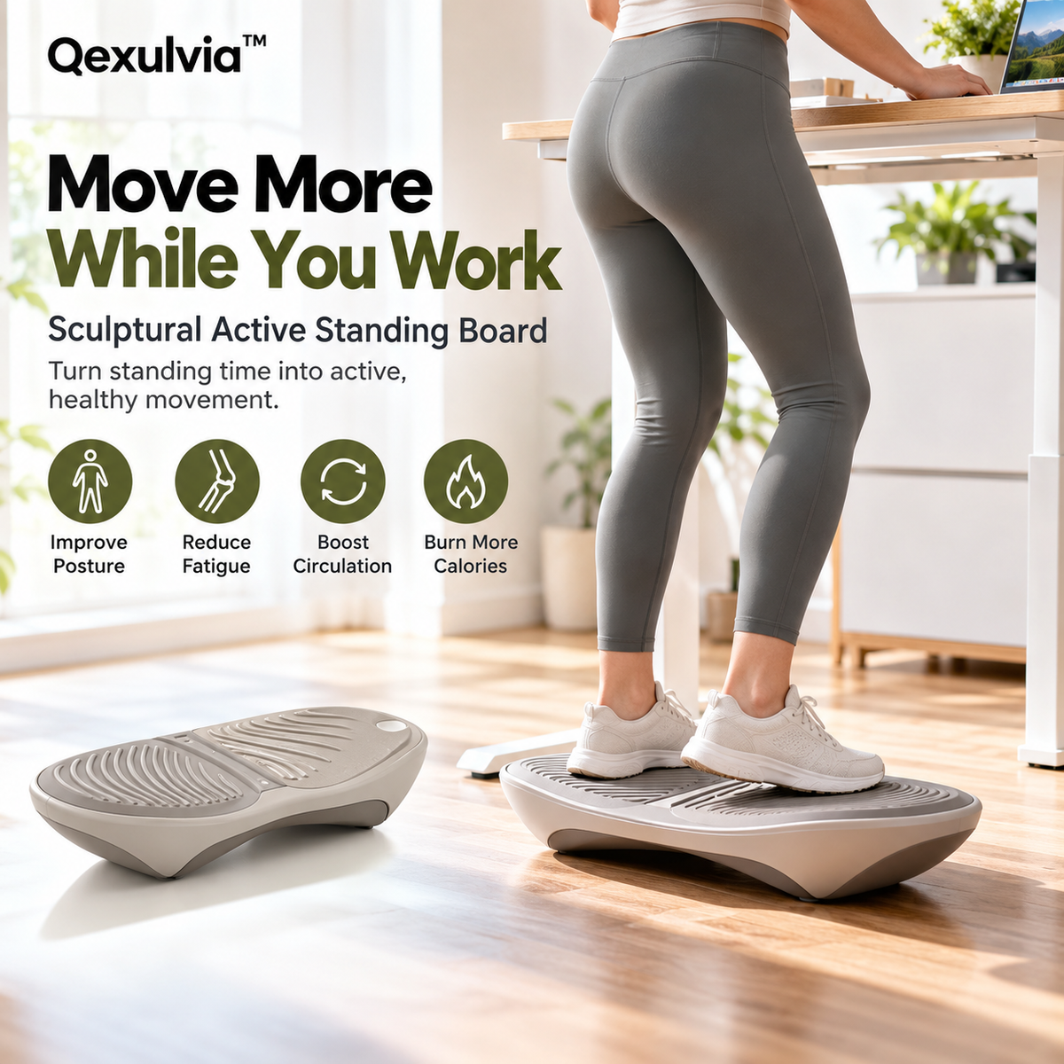 Qexulvia™ Sculptural Active Standing Board