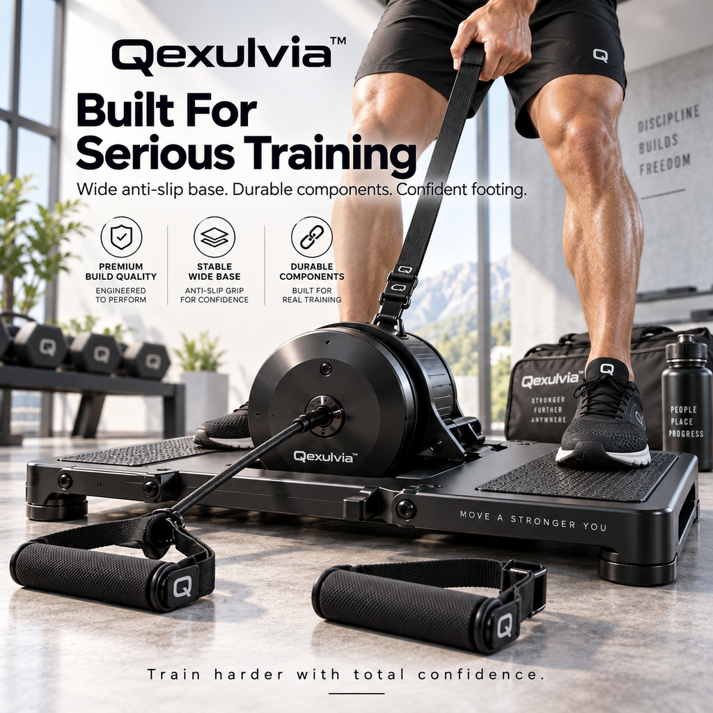 Qexulvia™ Portable Flywheel Strength Platform