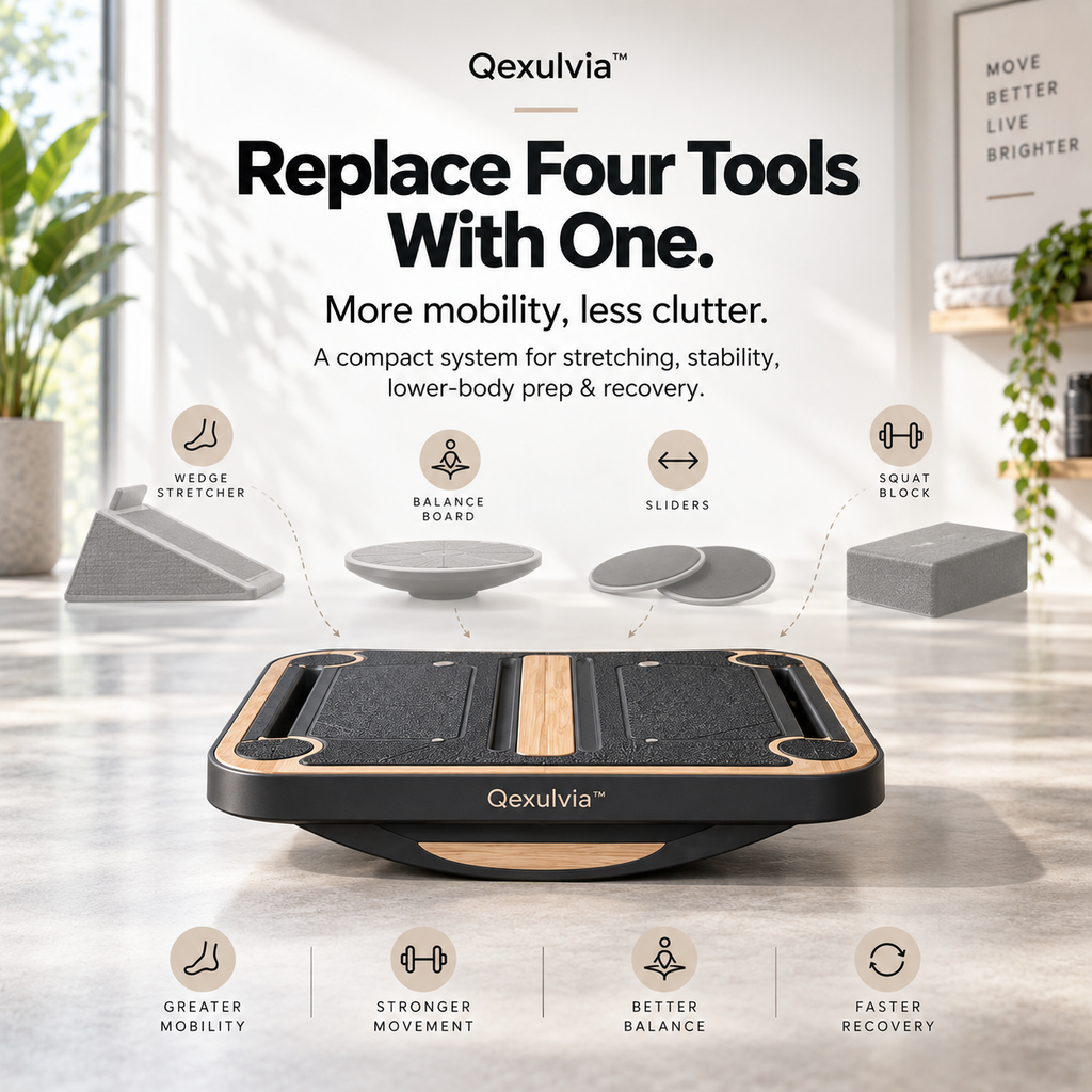 Qexulvia™ 4-in-1 Lower Body Mobility Board
