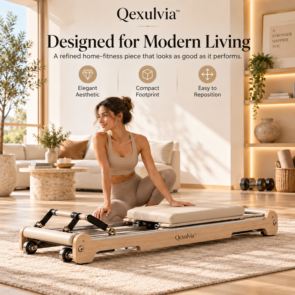 Qexulvia™ Luxury Rolling Pilates Platform