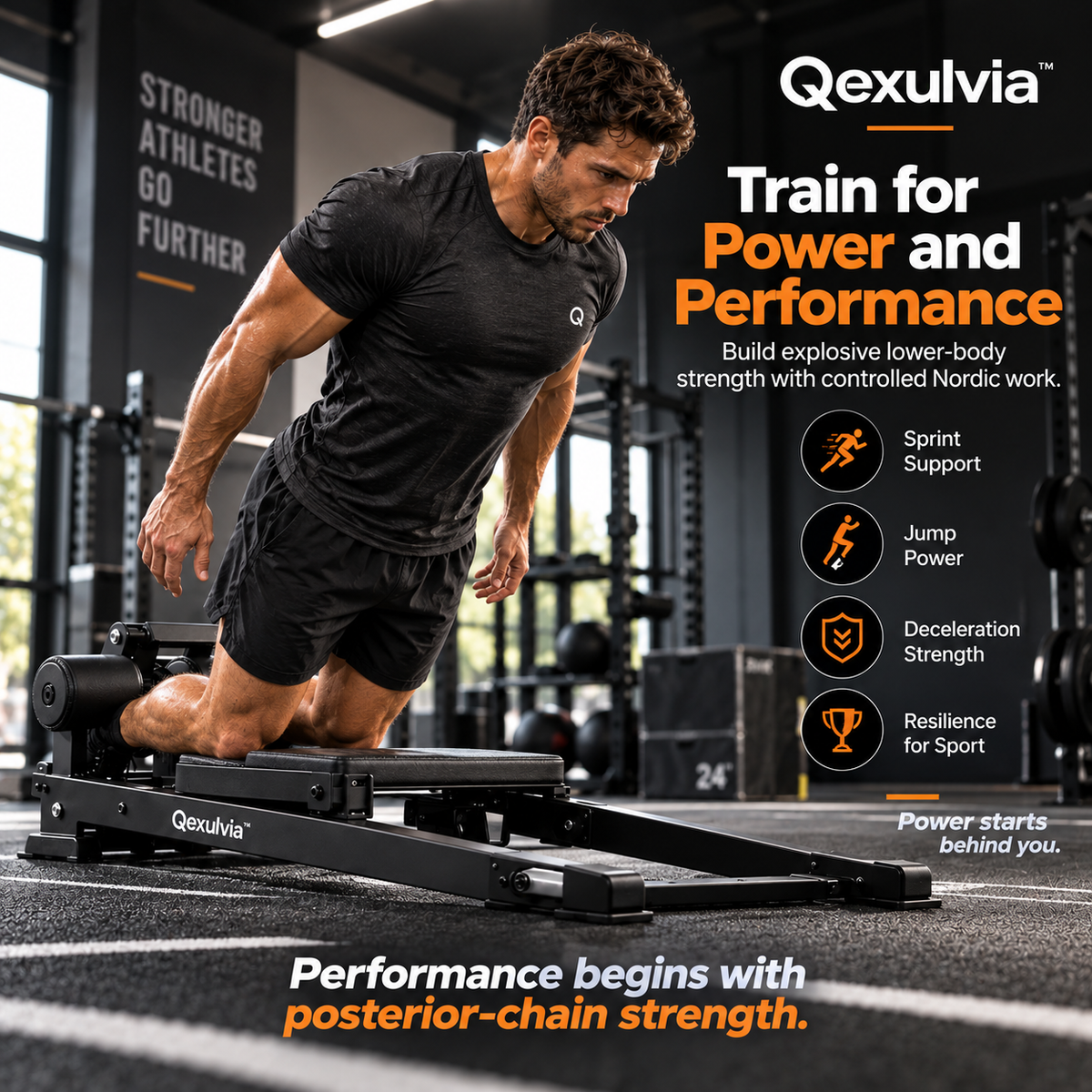 Qexulvia™ Fold-Flat Nordic Trainer