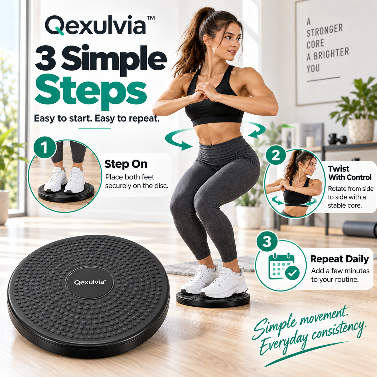 Qexulvia™ Rotational Core Disc