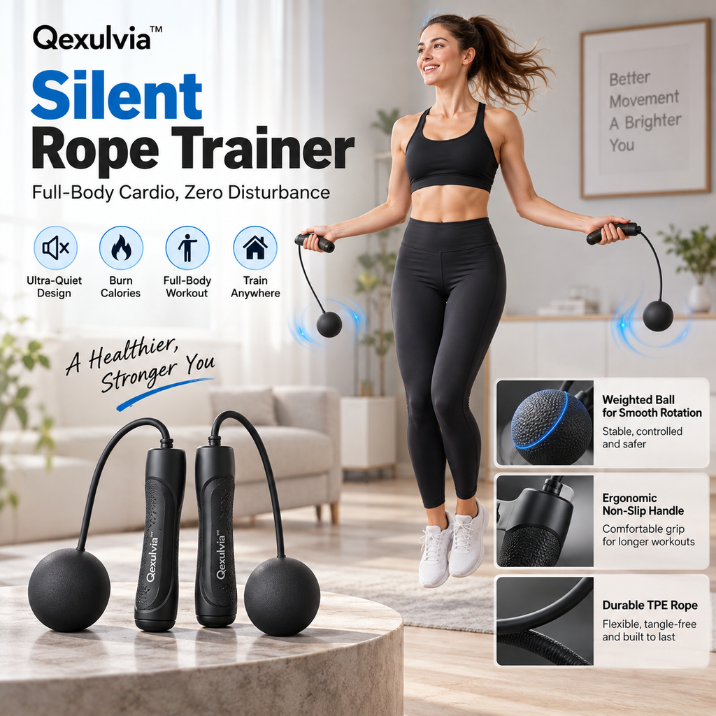 Qexulvia™ Silent Rope Trainer