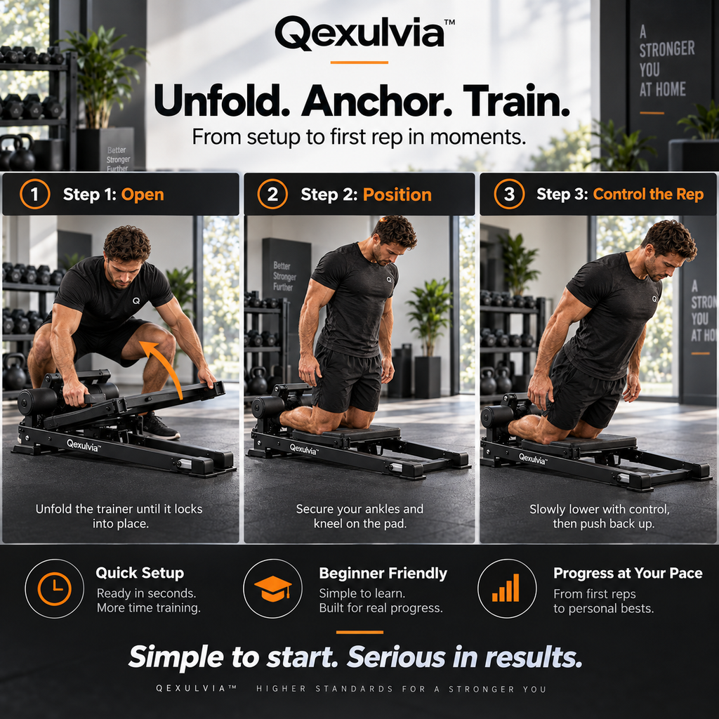 Qexulvia™ Fold-Flat Nordic Trainer